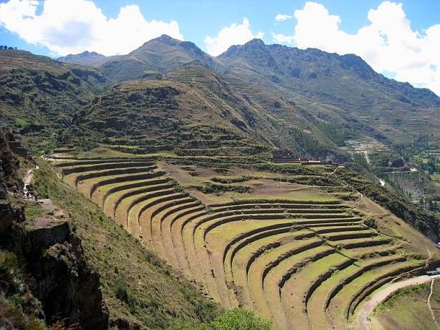 Agricultural Terraces Near the Town of Psac